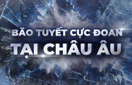 NRTG: Bão tuyết cực đoan tại châu Âu