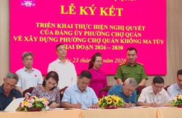 Phường Chợ Quán quyết tâm làm sạch địa bàn, xây dựng “Địa bàn không ma túy” giai đoạn 2026-2030