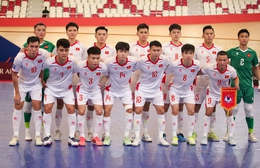Tuyển futsal Việt Nam thắng Li-Băng, vững vàng vào tứ kết Châu Á 2026