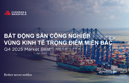 Thị trường bất động sản công nghiệp miền Bắc tăng trưởng mạnh trong quý IV năm 2025