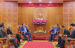 Bí thư Thành ủy TP. Hồ Chí Minh Trần Lưu Quang tiếp Đại sứ Hoa Kỳ tại Việt Nam Marc Knapper