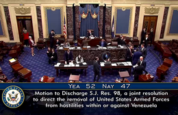 Thượng viện Mỹ bỏ phiếu kiềm chế quyền hạn của ông Trump