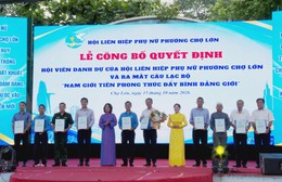 Phường Chợ Lớn phát động gần 89 công trình thi đua nhân ngày Phụ nữ Việt Nam 20/10