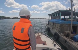 Đón Tết trên sông Thị Vải: Những người giữ nhịp an toàn tại khu vực thi công cầu Phước An