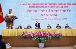 Thủ tướng Phạm Minh Chính chủ trì họp Ban Chỉ đạo về phát triển khoa học, công nghệ, đổi mới sáng tạo, chuyển đổi số