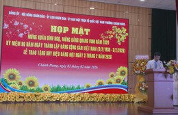 Phường Chánh Hưng trao tặng Huy hiệu Đảng đợt 3/2