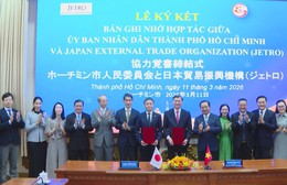 UBND TP. Hồ Chí Minh và JETRO ký kết Bản ghi nhớ hợp tác
