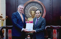 Bí thư Thành ủy TP. Hồ Chí Minh tiếp Liên danh Nhà đầu tư Quốc tế