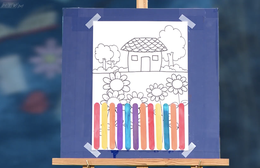 Góc nhỏ kỳ diệu: Học vẽ khu vườn