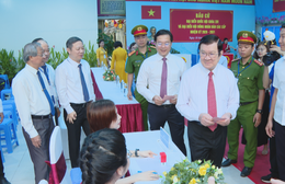 Cử tri phường Tân Định nô nức tham gia ngày hội bầu cử