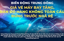 Biến động Trung Đông: Giá vé máy bay tăng, bản đồ hàng không toàn cầu đứng trước ngã rẽ