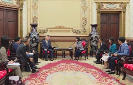 Lãnh đạo TP. Hồ Chí Minh tiếp Cố vấn đặc biệt Liên minh Nghị sĩ hữu nghị Nhật - Việt