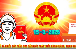 Mỗi lá phiếu góp phần đưa đất nước phát triển hùng cường, thịnh vượng!