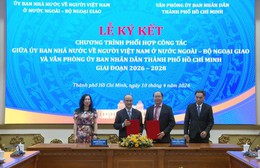 Ký kết chương trình phối hợp công tác về người Việt Nam ở nước ngoài