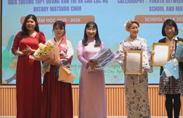 Trao tặng thiết bị học tập, vật phẩm sinh hoạt cho các trường tại TP. Hồ Chí Minh