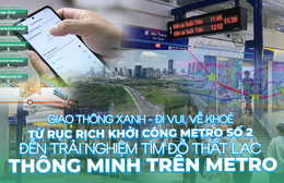 Giao Thông Xanh - Đi vui, về khoẻ: Từ rục rịch khởi công Metro số 2 đến trải nghiệm tìm đồ thất lạc thông minh trên Metro số 1