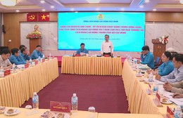 Thường trực Tổng liên Đoàn Lao động Việt Nam làm việc tại TP. Hồ Chí Minh