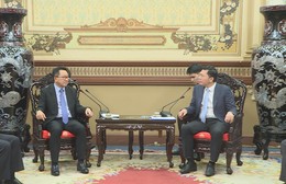 Phó Chủ tịch UBND TP. Hồ Chí Minh tiếp Bộ trưởng Bộ Nông nghiệp và Môi trường Lào