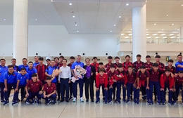 U17 Việt Nam trở về sau giải Châu Á, hướng đến FIFA World Cup U17