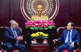 Bí thư Thành ủy TP. Hồ Chí Minh Trần Lưu Quang tiếp Tổng Lãnh sự Liên bang Nga tại TP. Hồ Chí Minh