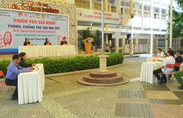 Phường Bàn Cờ: Tổ chức phiên tòa giả định tuyên truyền pháp luật, phòng chống tác hại ma túy