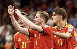 Bỉ hủy diệt New Zealand nhờ màn trình diễn của De Bruyne