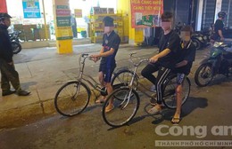 TP. Hồ Chí Minh: Truy nóng 3 thanh thiếu niên dùng xe đạp làm phương tiện đi trộm xe máy
