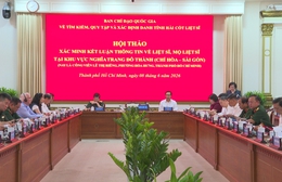 Hội thảo xác minh thông tin liệt sĩ tại khu vực Nghĩa trang Đô Thành (Chí Hòa – Sài Gòn)
