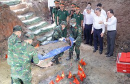 TP. Hồ Chí Minh: Cập nhật tiến độ tìm kiếm, quy tập hài cốt liệt sĩ tại Công viên Lê Thị Riêng