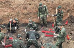 Tiếp tục phát hiện thêm hài cốt liệt sĩ tại Công viên Lê Thị Riêng