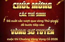 Danh sách thí sinh vào Vòng Sơ tuyển Chuông vàng vọng cổ 2026