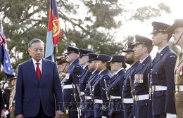 Lễ đón Tổng Bí thư, Chủ tịch nước Tô Lâm thăm cấp Nhà nước Australia