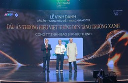 Bao bì Phúc Thịnh được vinh danh “Dấu ấn Thương hiệu Việt hướng đến Tăng trưởng xanh”