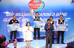 Tay cơ Trần Thanh Lực lên ngôi vô địch Giải Billiards Carom 3 băng Quốc tế HTV 2026 - Cúp Becamex IJC