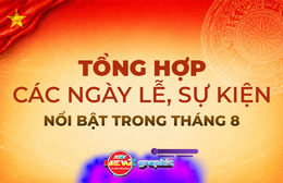 NewZgraphic: Tổng hợp các ngày lễ, sự kiện nổi bật trong tháng 8