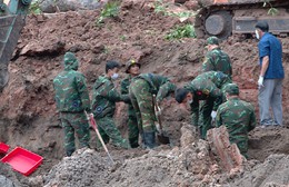 TP. Hồ Chí Minh: Đội K74 vẫn miệt mài tìm kiếm hài cốt liệt sĩ tại công viên Lê Thị Riêng