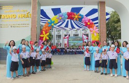 Khai giảng năm học mới và khánh thành, đưa vào sử dụng Trường Tiểu học Trung Nhất, phường Cầu Kiệu
