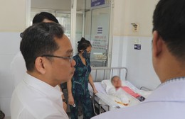 MTTQ TP. Hồ Chí Minh động viên gia đình bị ảnh hưởng hỏa hoạn