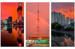Hoàng hôn đẹp đến nao lòng trên mọi miền đất Việt