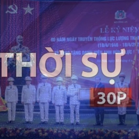 Thời sự 30p sáng: Trao danh hiệu Anh hùng cho Lực lượng Tham mưu Công an nhân dân
