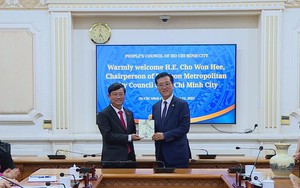 Lãnh đạo TP. Hồ Chí Minh tiếp và làm việc với đoàn Đại biểu Hội đồng Thành phố DaeJeon (Hàn Quốc)