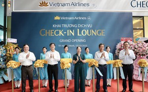 Vietnam Airlines ra mắt dịch vụ 5 sao Check-in Lounge tại Nhà ga T3
