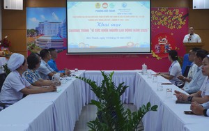 Phường Bến Thành khai mạc chương trình "Vì sức khỏe người lao động" năm 2025