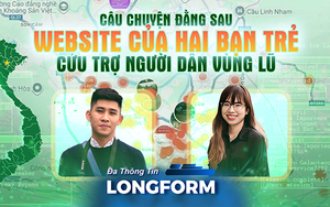 Câu chuyện đằng sau website của hai bạn trẻ cứu trợ người dân vùng lũ