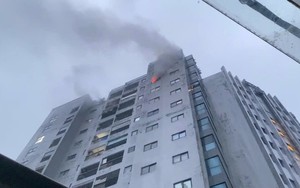 Cháy căn hộ tầng 12 chung cư Winhouse Hàm Nghi
