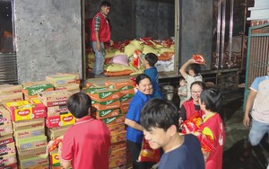 10 tấn hàng hóa được Hội Chữ thập đỏ TP. Hồ Chí Minh chuyển đến đồng bào vùng bão lũ