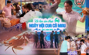 Cua Cà Mau "đổ bộ" TP. Hồ Chí Minh: Lễ hội khai màn, hàng trăm thực khách háo hức khám phá