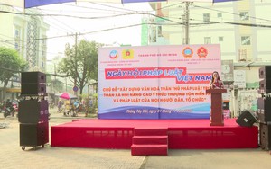 Lan tỏa tinh thần thượng tôn pháp luật trong Ngày hội Pháp luật Việt Nam 2025 tại phường Thông Tây Hội