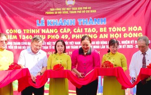 50 hộ dân cùng góp sức nâng cấp hẻm 1340 tại phường An Hội Đông