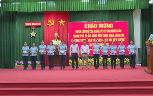 TP. Hồ Chí Minh mang công trình nước sạch và quà tặng nghĩa tình đến với Trung đoàn 935